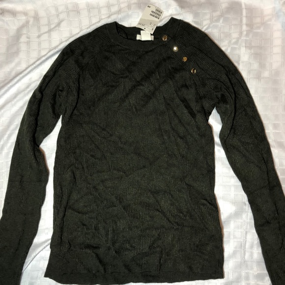 Dark Green H&M Top | BRAND NEW - Picture 1 of 2